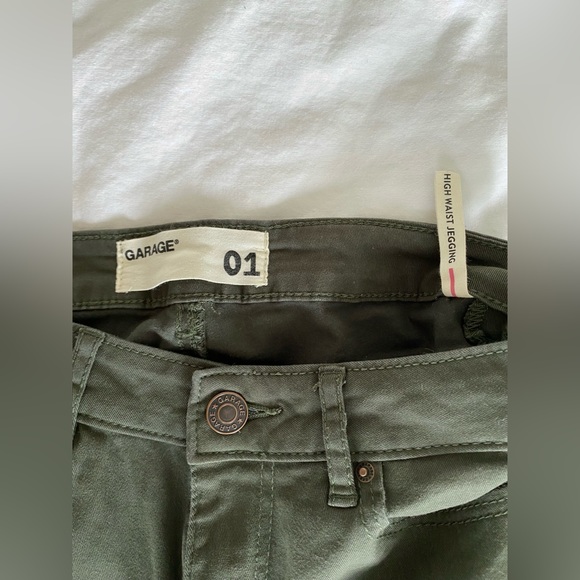 Garage Olive Green High-Rise Jeggings - Picture 5 of 5